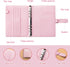 100 Envelopes Saving Challenge Binder, A5 Money Saving Budget Binder with Cash Envelopes - Savings Challenges Book to Save $5,050 - Pink...