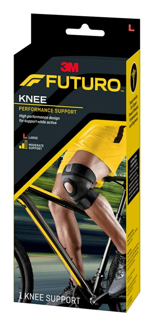 FUTURO Performance Knee Support, Ideal for General Support and Exercise, Large...