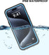 for iPhone 15 Pro Case Waterproof 6.1'', Full Protective Dustproof Shockproof Phone Case with Screen Protector for Apple iPhone 15 Pro (Blue)...