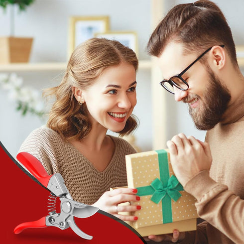 Pruning Shears for Gardening, Flower Cutting Shears, Professional Bypass Pruner Hand Shears Heavy Duty, Pruners for Stem Cutting, Garden Clippers,...