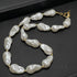 Baroque Pearl Necklace for Women Lrregular Pearl Choker Necklace Dainty White Pearl Beaded Necklace Vintage Pearl Charm Choker Necklace Birthday W...
