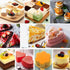 Cake Rings Cooking Rings Dessert Mousse Mold Stainless Steel with Pusher for Desserts Making (6PCS)...