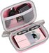 Aproca Pink Digital Camera Case, for VAHOIALD Digital Camera/BEVLXNIV Digital Baby Camera Kids Video Camera-Travel Storage Protective case...