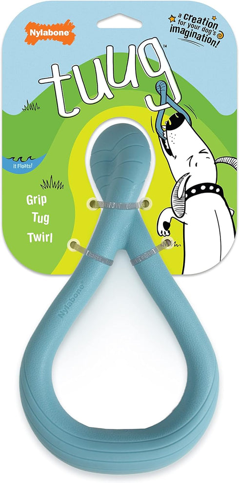 Nylabone Tuug Interactive Dog Toy for Dog Enrichment - Firm Yet Flexible Dog Tug Toy for Creative Play & Dog Exercise - Play Toy Not Intended for ...