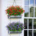 6 Bundles Outdoor Artificial Flowers UV Resistant Fake Boxwood Plants, Faux Plastic Greenery for Indoor Outside Hanging Plants Garden Porch Window...