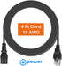 T POWER 4 FT Long 3 Prong AC Power Cord for Instant Pot Pressure Cookers, Rice Cookers, Soy Milk Makers, and Other Kitchen Appliances Power Cord M...