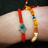 Evil Eye Pendant Bracelet Anklet Red Blue Black Line Hand Turtle Elephant Pendant Adjustable Braided Bracelet Anklet Jewelry for Women and Men...