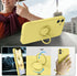 ABITKU Compatible with iPhone 12 Mini Case, Silicone with 360°Ring Kickstand Holder (Support Magnetic Car Mount) Soft Silk Microfiber Cloth Design...