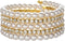 Imitition Pearl Stretch Bracelet Multilayer Crystals Pearl Elastic Bangle for Women Wedding Jewelry 1920s Costume...