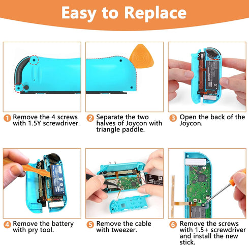 Triwing Screwdriver for Nintendo Switch Joycon, 1.5 Y Tripoint and Y00 Screwdriver Repair/Replacement Tools for Switch/Switch Lite JoyCon Joy-Con ...