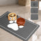 Absorbent Pet Feeding Mat for Dog Bowls, 12'' x 19'' Dog Mat for Food and Water Bowl Easy Clean Dog Food Mat Quick Dry Perfect Size Dog Bowl Mat D...