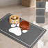 Absorbent Pet Feeding Mat for Dog Bowls, 12'' x 19'' Dog Mat for Food and Water Bowl Easy Clean Dog Food Mat Quick Dry Perfect Size Dog Bowl Mat D...