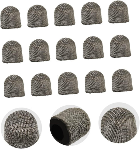 20pcs Stylus Cloth Tip Stylus Pen Replacement Touchscreen Pen Tips Mesh Fiber Caps Replacement Tip for Pencil Replacement Stylus Head Protective P...