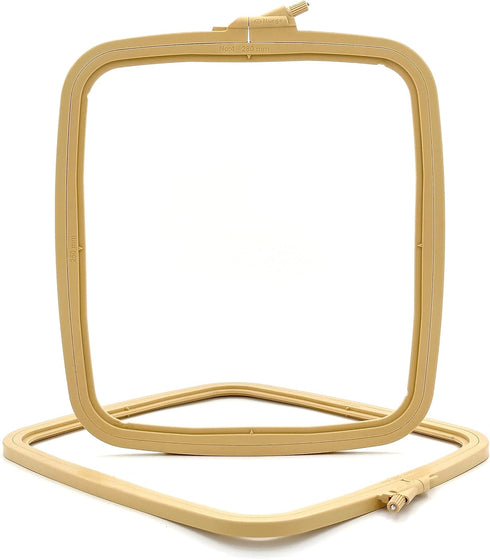 Nurge Beige Large (No:4) Plastic Square Embroidery Hoop, Cross Stitch Hoops, Punch Needle Hoop , DIY Craft Sewing,ABS Plastic Embroidery Hoops...