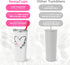 Nurse Travel Tumbler - Vacuum Insulated Stainless Steel Mug With Lid and Straw - Nursing Graduation Gift - Cute Coffee Cup for New Nurses - Women'...