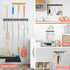 Broom Holder Wall Mount, Improved Adjustable Broom Holder, Super Anti-Slip Mop and Broom Holder Wall Mount, Heavy Duty Tool Organizer for Laundry ...