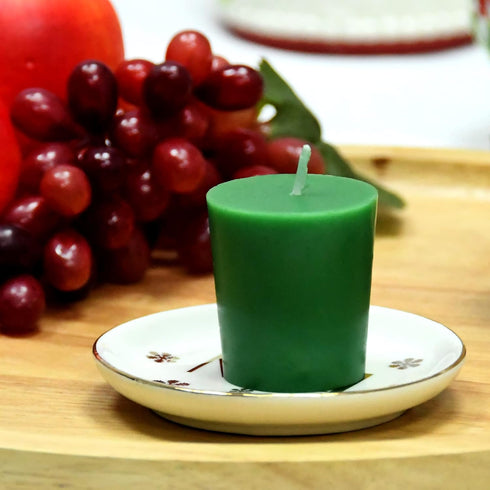 Zest Candle CVZ-012 Votive Candles, Hunter Green, Small, 12-Piece...