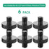 Camera Mount Screw 1/4 Male to 1/4 Male Threaded Tripod Screw Adapter for Camera Cage Camera Shoulder Mount DSLR Mic Stand 6 Pcs (Black)...