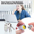 2 Pack Portable Pill Case Bling Rhinestone Pill Container Box Waterproof Medication Holder Organizer Bottle with Keychain for Outdoor Camping Trav...