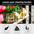 Beautyflier Bird Cage Seed Cather, Adjustable Birdcage Net Cover Skirt Guard Birdcage Nylon Mesh Netting for Parrot Parakeet Macaw Round Square Ca...