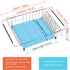 iPEGTOP Expandable Dish Drying Rack in Sink or Over Sink, Rustproof Stainless Steel Dish Drying Rack Basket Shelf, Multifunctional Dish Drainer In...