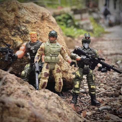 Army Men Soldiers Toy for Boys Age 4-7,Military Soldier Playset Military Figures for Boys,Army Men Action Figure with Weapon,Army Toy Set for Boys...