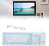 Heayzoki Roll Up Keyboard, Foldable Silicone Keyboard 103 Keys USB Wired Waterproof Mute Keyboard, Fadeless Foldable Keyboard for Pc Laptop Travel...