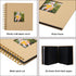 Scrapbook Photo Album Black Paper Pages DIY Album Wedding Anniversary Baby Family Memory Scrapbook Brown with 2pcs Stickers...