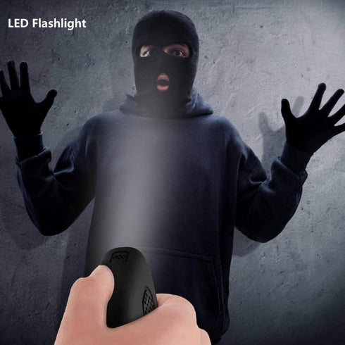 Safesound Personal Alarm Siren Song 1-Pack - 130dB Self Defense Alarm Keychain with Emergency LED Flashlight - Security Personal Protection Device...