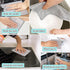 Advantez 12Pcs Multipurpose Wire Dishwashing Rags?Double-Layer Non Scratch Fiber and Wire Dishcloths for Household Kitchen Supplies,Wire Miracle C...