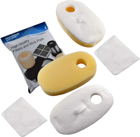 HQRP 2-pack Filter Kit fits Shark Rocket DuoClean series HV380, HV380UK, HV380UKT, HV380W, HV381, HV381C, HV382, HV384Q Vacuum Cleaner...