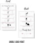 Press-On Nail Application Instructions Cards | 50 Pack | 2x3.5" inch Business Card Size | DIY Press-On Nail Kit | Marble with Rosey Gold Design...