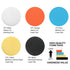 LANIAKEA 5 Pcs 7 Inch Buffing Pads, Polishing Pads Kit 180mm Polishing Pad Car Sponges Buffing Wheel for Car Buffer Polisher Detailing Repair Waxi...