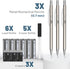 Mr. Pen- Metal Mechanical Pencil Set, 0.7mm, 3 Pack, 0.7 mechanical pencils, mechanical pencil .7, Sketching Pencils, Drafting Pencil, Mechanical ...