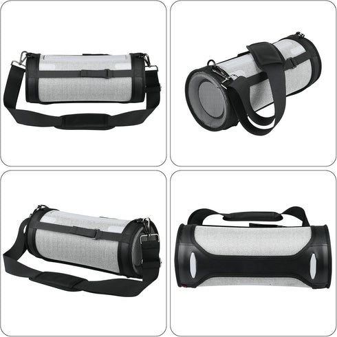 TXEsign Travel Carrying Strap Case Compatible with Sony SRS-XG300 X-Series Wireless Portable Bluetooth Speaker, Two Sides Mesh Covers Case Protect...