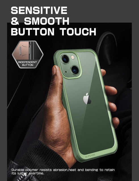 SUPCASE Unicorn Beetle Style Series Case for iPhone 13 (2021 Release) 6.1 Inch, Premium Hybrid Protective Clear Case (Jasper)...