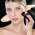 6 Pcs Triangle Powder Puff with 2 Travel Cases, Setting Powder Puffs for Face, Velour Makeup Puff for Loose Powder Body Powder, Blender Sponge Fou...
