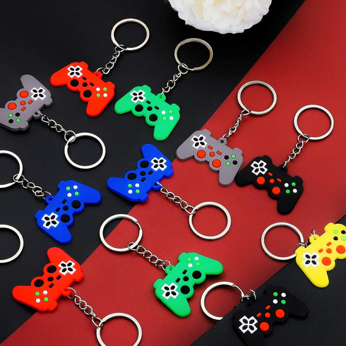 30PCs Video Game Party Favors Keychains Game Controller Keychains for Boys Girls Video Game Birthday Party Goodie Bag Fillers...