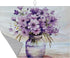 Large Dish Drying Mat for Kitchen Counter,18"X24" Purple Flowers in Vase Super Absorbent Reversible Microfiber Dish Drying Mat Dish Drainer Mat,Di...