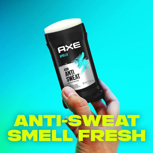 AXE Apollo Antiperspirant Deodorant Stick For Men Sage & Cedarwood 48 Hr Anti Sweat Mens Deodorant, 2.7 Ounce (Pack of 4)...