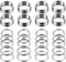 Flat Key Rings 1inch/25mm Metal Split Keyring for Keychain and Crafts Dog tag Rings for Collar (60PCS/Box)…...