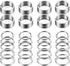 Flat Key Rings 1inch/25mm Metal Split Keyring for Keychain and Crafts Dog tag Rings for Collar (60PCS/Box)…...