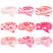 WHAVEL 9 Pack Pink Spa Headband for Washing Face, Makeup Headband Skincare Headbands Face Wash Headband Fluffy Hair Band for Washing Face (B. Pink...