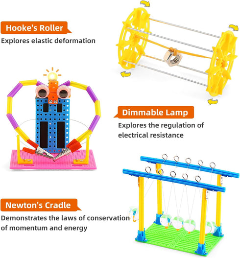 STEM Science Kits for Kids Age 8-12, STEM Toys for Boys Crafts 8-10, Science Activities Experiments, Engineering Projects Activity Robot Building ...