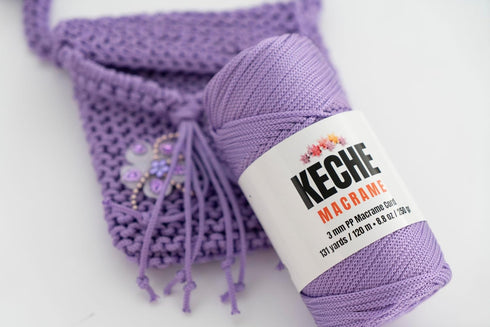 Macrame Cord | Macrame Supplies 3mm Polyester Macrame Rope Yarn for Table Runner Wall Décor Plant Hanging 131 Yards - Fuschia......