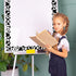 Whaline 98.4ft Cow Print Bulletin Board Borders 3 Sizes Black White Cow Die-Cut Bulletin Board Stripes Rolled Bulletin Board Trim for Cow Party Bi...