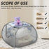 Collapsible laundry baskets - Mesh Pop Up Laundry Basket, Space-Saver with Side Pocket - Portable & Versatile Bathroom and Home Organizer for Laun...