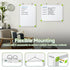 CUHIOY Dry Erase Board 12 x 16 inches Whiteboard for Wall, Double Sided Lapboard with 2 Marker Pens, Portable Hanging White Boards for Office, Hom...