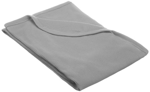 TL Care 100% Cotton Thermal Waffle Swaddle Blanket, Soft, Breathable & Stretchy, Gray, 30" x 40" for Boys and Girls, Perfect for Swaddling, Travel...