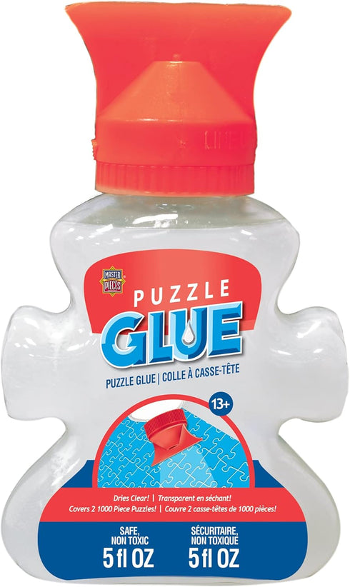 MasterPieces Puzzle Glue 5oz Shaped Bottle - Clear...